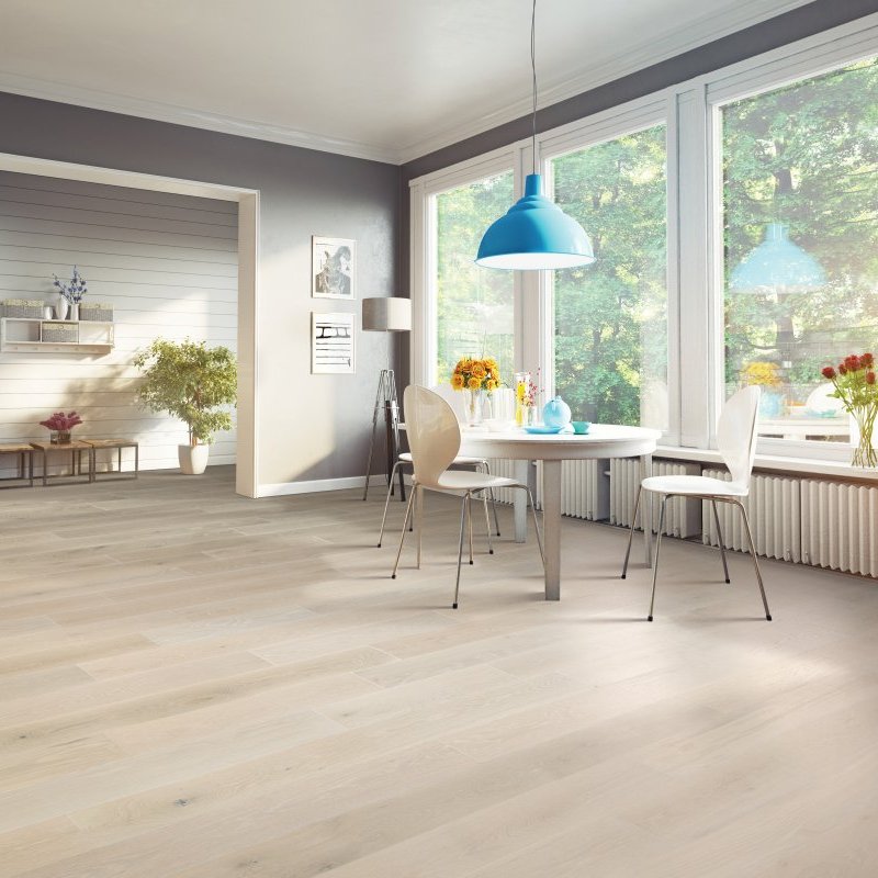 Contemporary wood flooring in Owensboro, Kentucky. from Carpets Unlimited