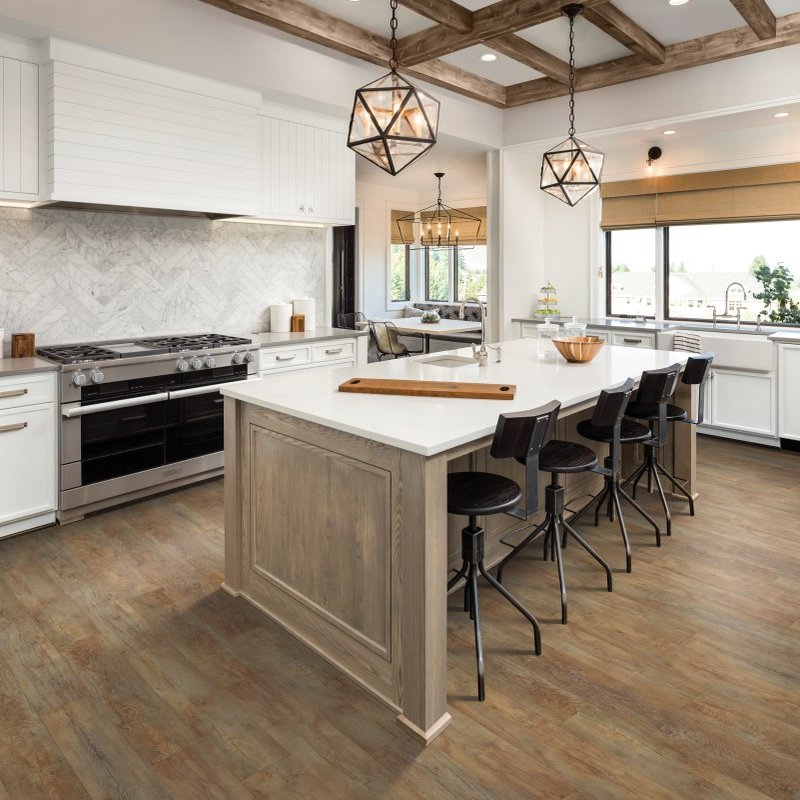 Luxury vinyl flooring in Carpets Unlimited in Owensboro, KY